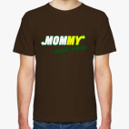 Классическая футболка Мама ест вег