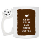 Кружка с футбольным мячиком