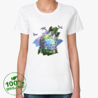 Женская футболка органик