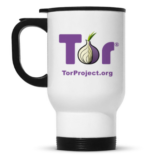 Кружка-термос с принтом Tor Project