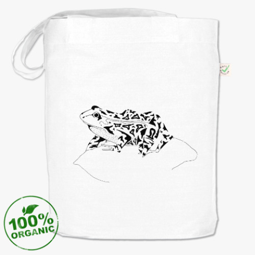 Сумка шоппер с принтом Лягуха