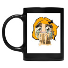 Кружка цветная UV-DTF