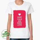 Женская футболка органик