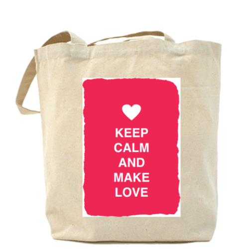 Сумка шоппер Keep calm and make love
