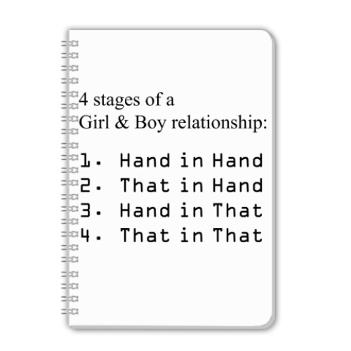 Тетрадь Girl & Boy