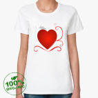 Женская футболка органик