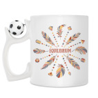 Кружка с футбольным мячиком