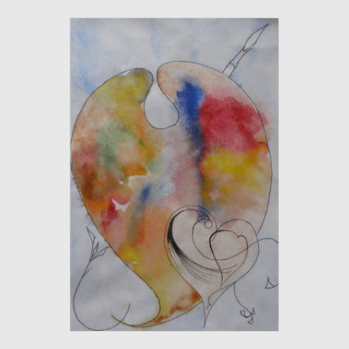 Постер с принтом Палитра.