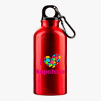 Металлическая бутылка 400 мл UV-DTF