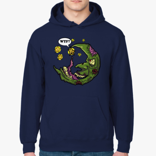 Толстовка худи с принтом moonZ