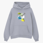 Толстовка худи оверсайз