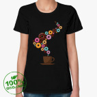 Женская футболка органик