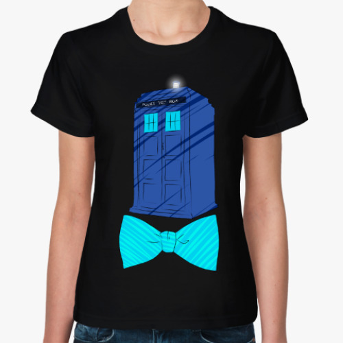 Женская футболка с принтом Тардис