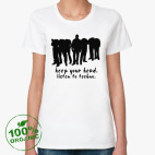 Женская футболка органик