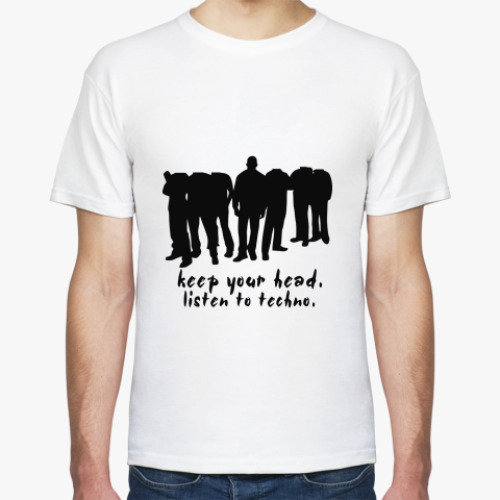 Футболка с принтом keep your head