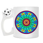 Кружка с футбольным мячиком