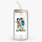 Банка с бамбуковой крышкой