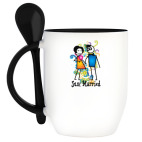 Кружка с ложкой