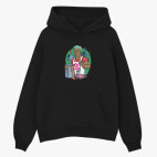 Толстовка худи оверсайз