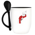 Кружка с ложкой