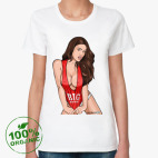 Женская футболка органик