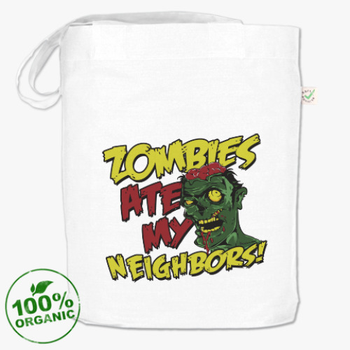 Сумка шоппер с принтом Зомби в Европе