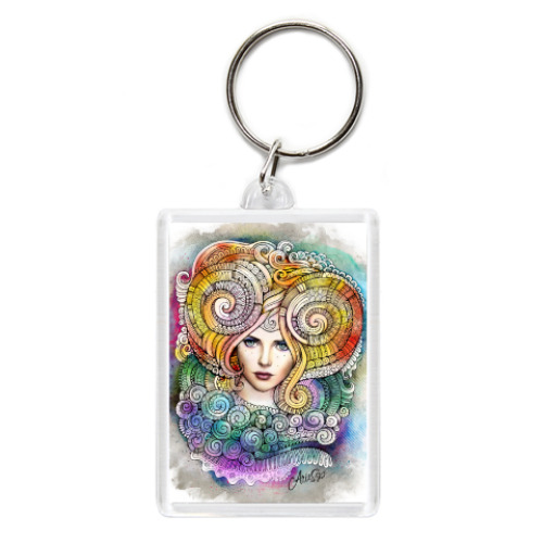 Брелок с принтом 'Овен'