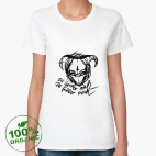 Женская футболка органик