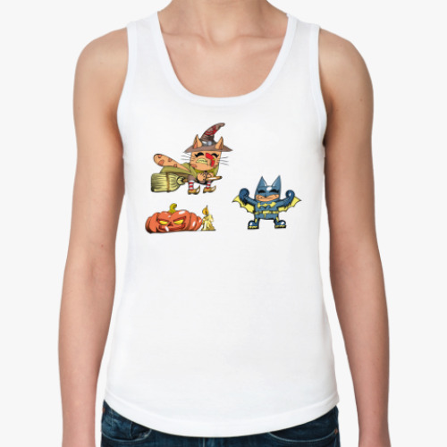 Женская майка с принтом Кошкалавин