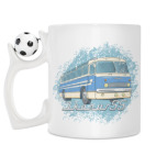 Кружка с футбольным мячиком