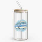 Банка с бамбуковой крышкой