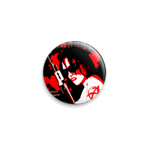 Значок 25мм AnarchyGirl
