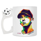 Кружка с футбольным мячиком