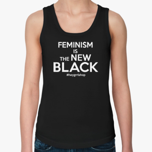 Женская майка с принтом The New Black