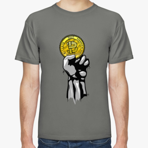 Футболка с принтом BITCOIN — VIRES IN NUMERIS! BTC