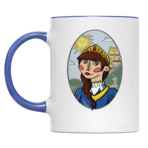 Кружка с принтом Царевна