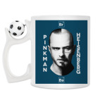 Кружка с футбольным мячиком