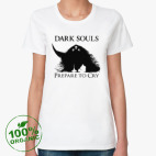 Женская футболка органик