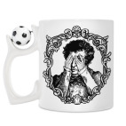 Кружка с футбольным мячиком