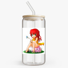 Банка с бамбуковой крышкой