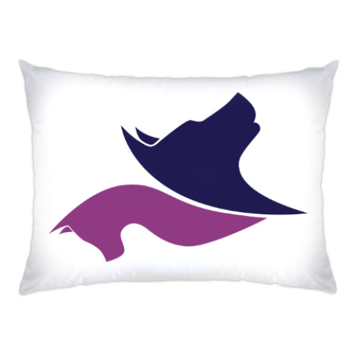 Подушка с принтом Cat & Dog