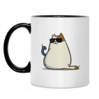 Кружка двухцветная