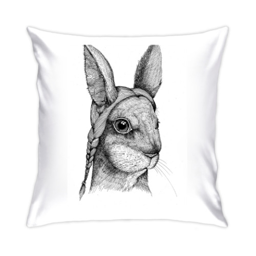 Подушка с принтом April