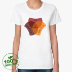 Женская футболка органик