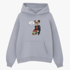 Толстовка худи оверсайз