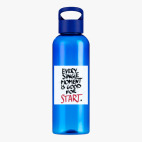 Прозрачная спортивная бутылка