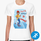 Женская спортивная футболка