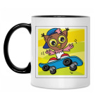 Кружка двухцветная