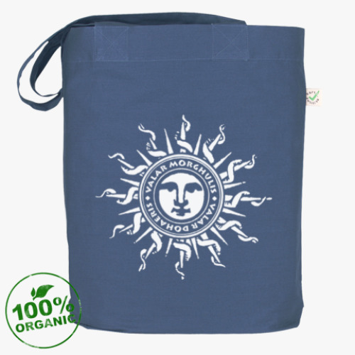 Сумка шоппер с принтом Valar morghulis