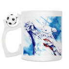 Кружка с футбольным мячиком